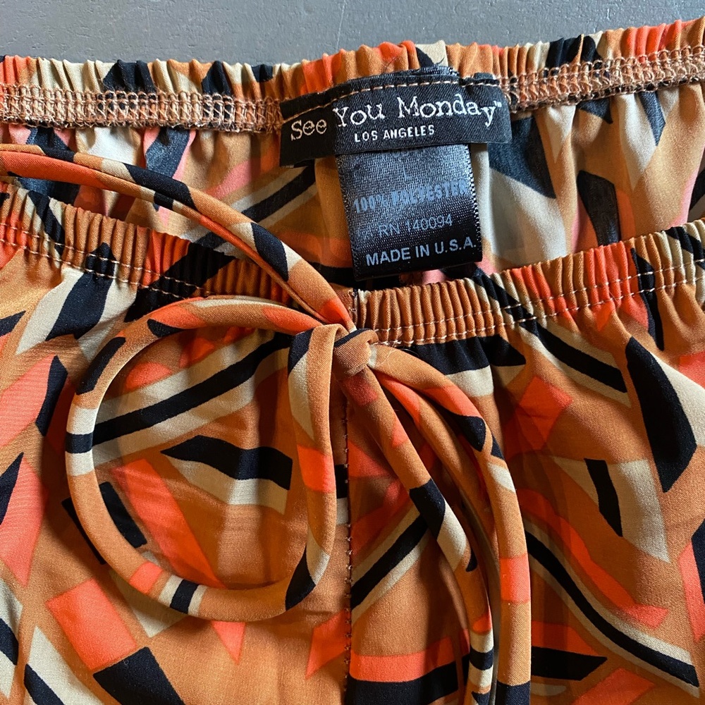 Geometric Patterned Pants- L - Picture 2 of 5